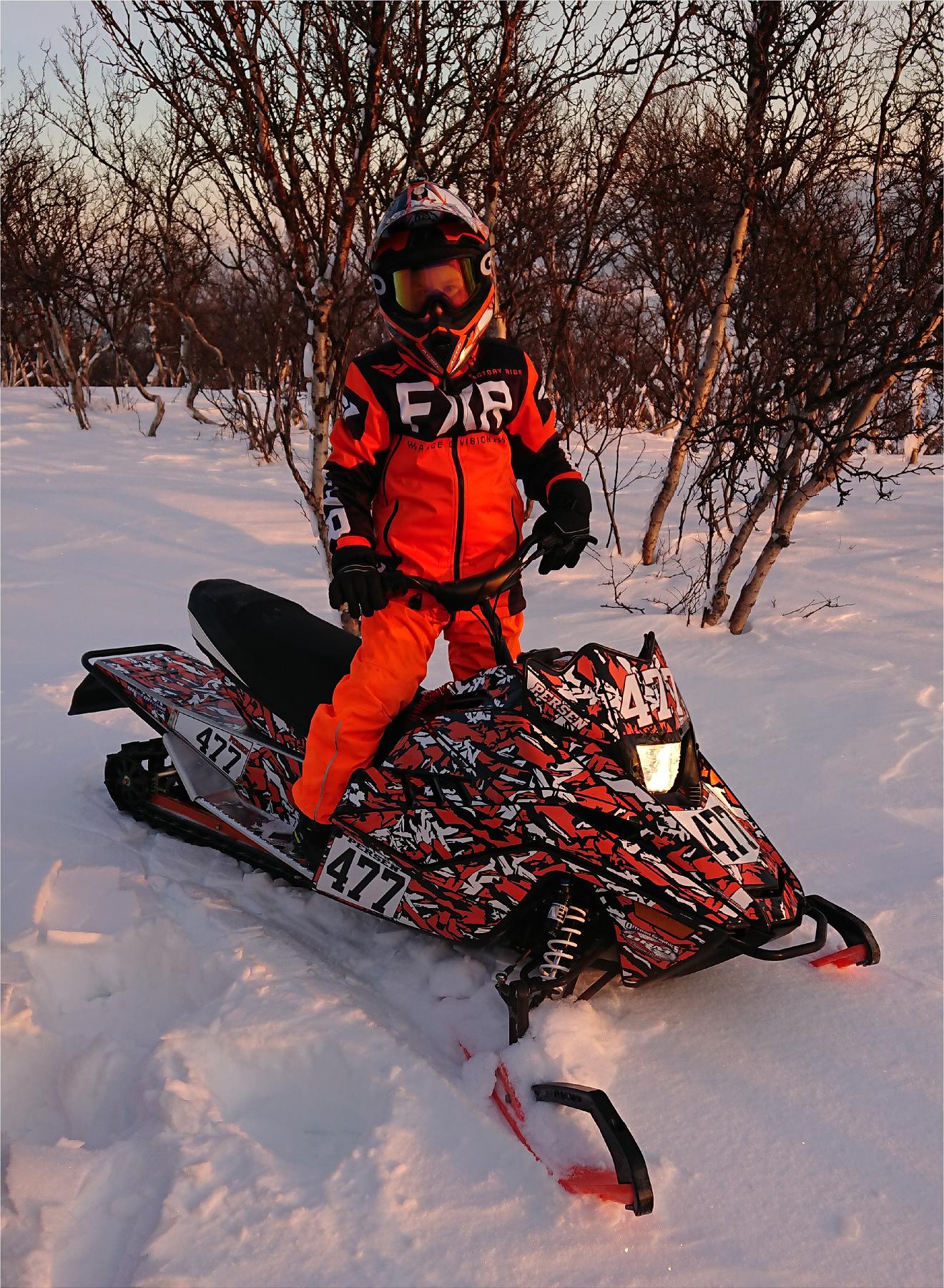 AMR Racing Snowmobile Full Graphics kit Sticker Decal Compatible with Polaris XC 120 2000-2020 Digi Camo Black グラフィックキット